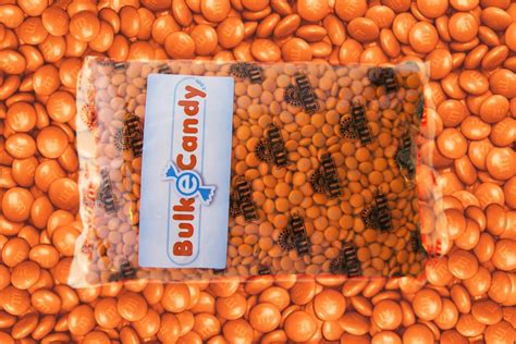 Bulk Orange M&M's 5lbs | bulkecandy.com – BulkECandy.com/SnackerzInc.