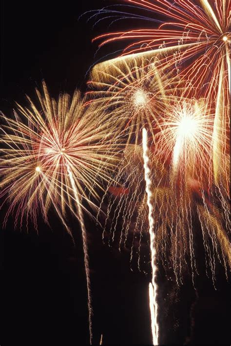 Fireworks Display on American Independence Day Stock Image - Image of holiday, color: 123180849