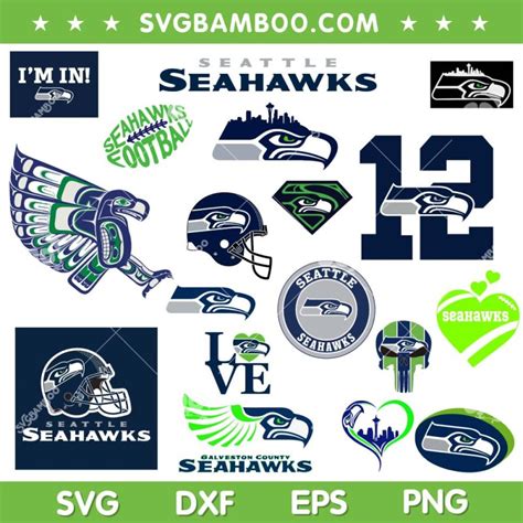 Seattle Seahawks SVG Bundle