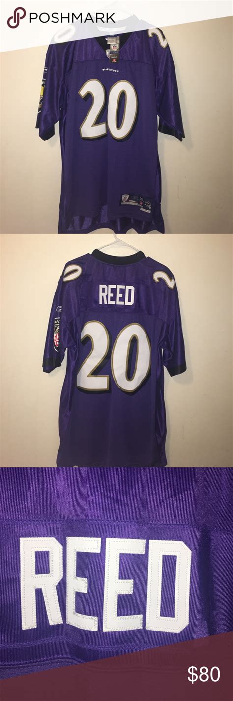 Reebok Onfield Ravens Ed Reed Jersey. Size XL. | Reebok, Ed reed, Jersey