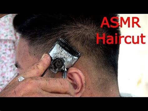 ASMR Haircut - Manual clipper and scissors cut - No talking # ...