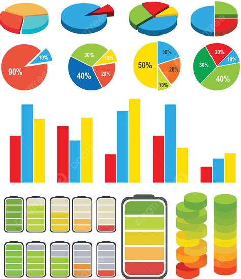 Graphs Charts Background Pie Charts Style Vector, Background, Pie ...