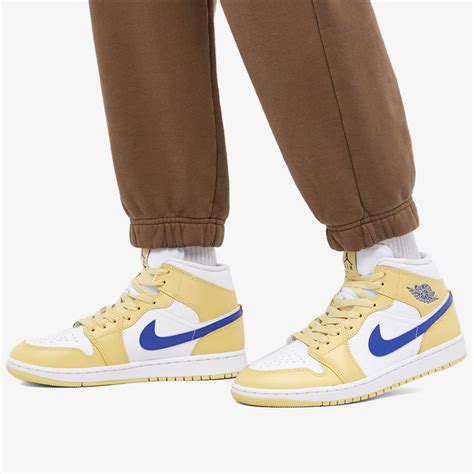 Air Jordan 1 Mid Lemon Wash & Lapis White | END.