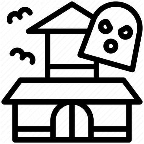 Bat, ghost, halloween, haunted, house icon - Download on Iconfinder