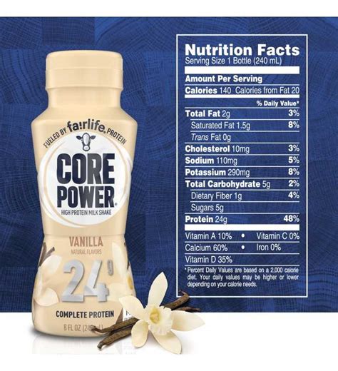 Core Power 8 fl oz 4 Pack - 24g Vanilla Core Power Protein Drink by ...