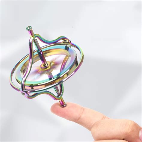 Decompression Spinning Gyroscope Toy Anti-gravity Desktop Stress Relief Educational Toy Adult ...