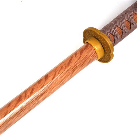 Bokken Samurai Brown Wooden Katana Practice Stick 100cm | Pink Cat Shop