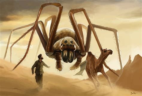 Desert spider by MightyGodOfThunder on deviantART | Fantasy creatures art, Dark fantasy art ...