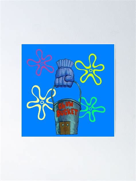 "Chum Bucket" Poster for Sale by TonyAra | Redbubble