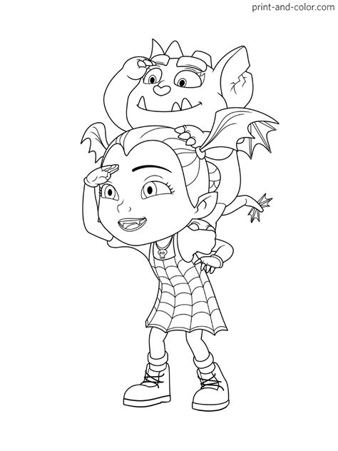 Vampirina Coloring Pages For Girls