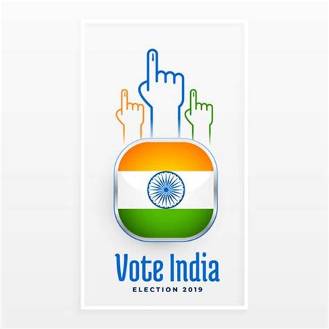 vote indian election label design - Download Free Vector Art, Stock ...