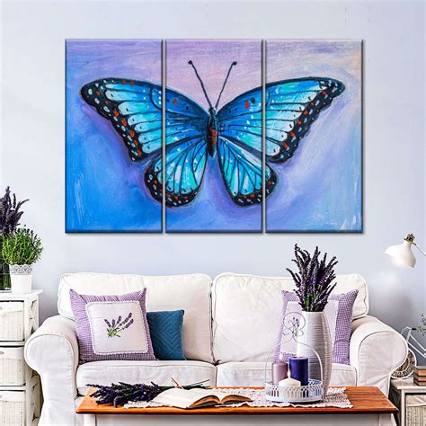 Blue Butterfly Wall Art is your way to bring nature's beauty into your ...