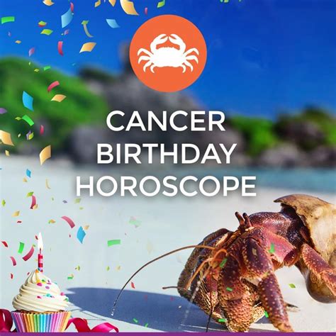 🦀🎂 Happy Birthday To All The Cancers! 🎁🦀 As our gift to you, here's your yearly birthday ...