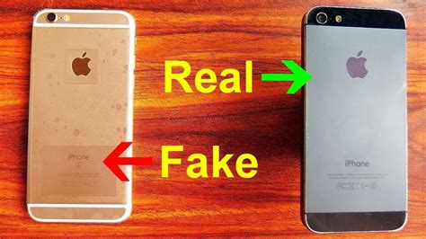 Real vs Fake iPhone (general differences) - YouTube