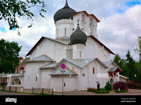 Churches in the Pskov style. The Church of St. Nicholas the ...