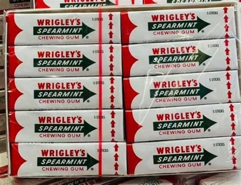 Wrigley's Spearmint Chewing Gum 20 Pieces ORGINAL - Etsy