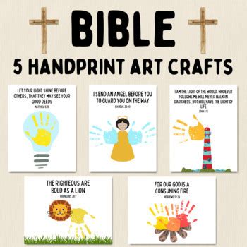 Bible Handprint Crafts | Bible Handprint Art Craft | Christian Church ...