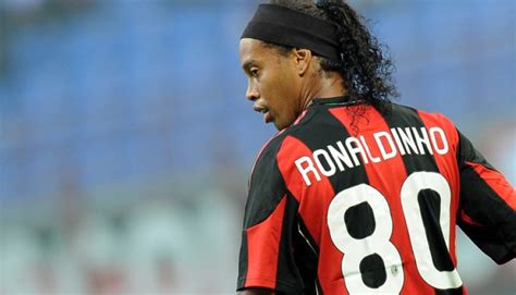 Ronaldinho's AC Milan Signed Shirt - CharityStars