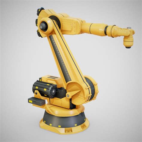 Industrial robotic arm bot model - TurboSquid 1419394