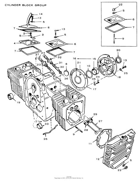 Toro 61-16OS02, D-160 Automatic Tractor, 1976 Parts Diagram for ONAN 16 HP ENGINE (MODEL #BF-MS ...