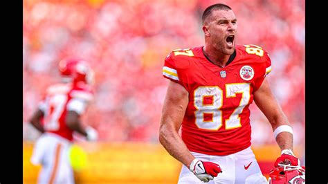 Kansas City Chiefs Mobile: Kansas City Chiefs tight end Travis Kelce (87) celebrates during an ...