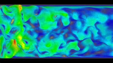 CFD - Large Eddy Simulation of turbulent tube flow - YouTube