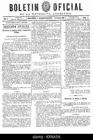 Boletín Oficial de la República Argentina 1904 1 ra sección. Aefe. 1.8, 887. Ein "Asi y¿ M* 55 ...