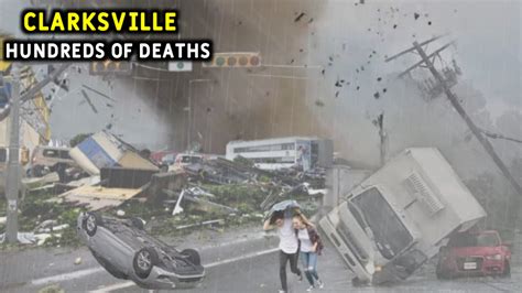 Clarksville In Chaos! Terrifying Tornado tears Tennessee apart!Tornado ...