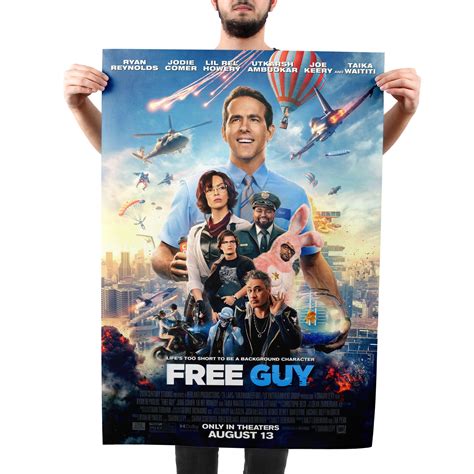 Free Guy Movie Poster Quality Glossy Print Photo Wall Art | Etsy