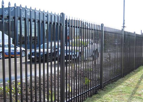 Steel Picket Fence | Black & Metal Picket fence for Residential Use - Anping County Shangping ...