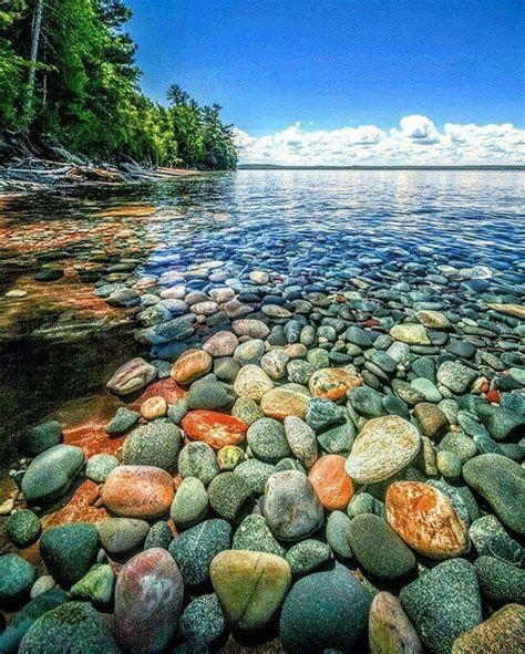 Lake Superior at Grand Island, MI neat Marquette | Michigan travel winter, Michigan travel ...