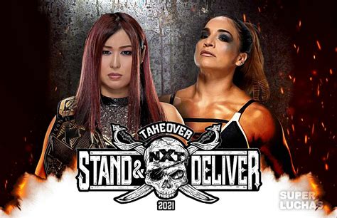 NXT TAKEOVER: STAND & DELIVER (7 de abril 2021) | Io Shirai vs. Raquel ...