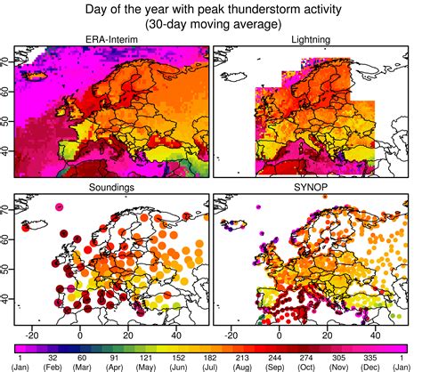 European thunderstorm climatology - north-eastern Italy is the hot spot ...