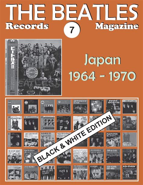 Buy The Beatles Records Magazine - No. 7 - Japan - Black & White Edition: Discography Edited in ...