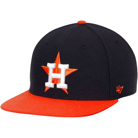 Houston Astros '47 Sure Shot Two-Tone Snapback Adjustable Hat - Navy/Orange - $22.39 ...