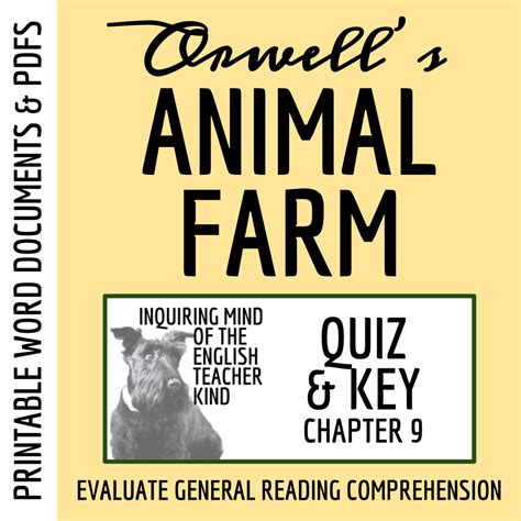 Animal Farm Chapter 9 Quiz and Answer Key - Classful