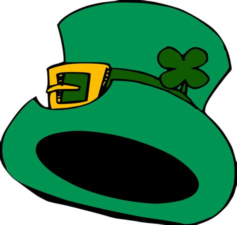 Kostenlose Vektorgrafik: Hut, Grün, Irisch, Glück, Kleeblatt - Kostenloses Bild auf Pixabay - 30475