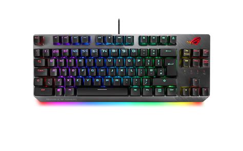 Gaming Keyboards PC ergonomic wrist rest and Aura Sync lighting ...