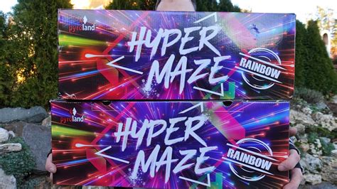 2x Pyroland Hypermaze Rainbow [240 Schuss] | 140 € Megabatterie [Full HD] - YouTube