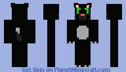 Black Cat Minecraft Skin