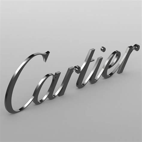 Cartier Logo - 3D Print Model by 3d_logoman