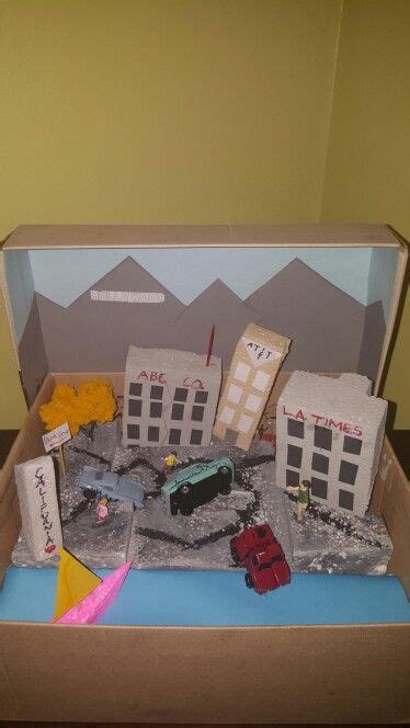 Earthquake Diorama | Maquetas escolares, Proyectos escolares ...