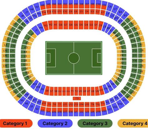 Stade de France Seating Plan with Seat Numbers, National Stadium Seat ...