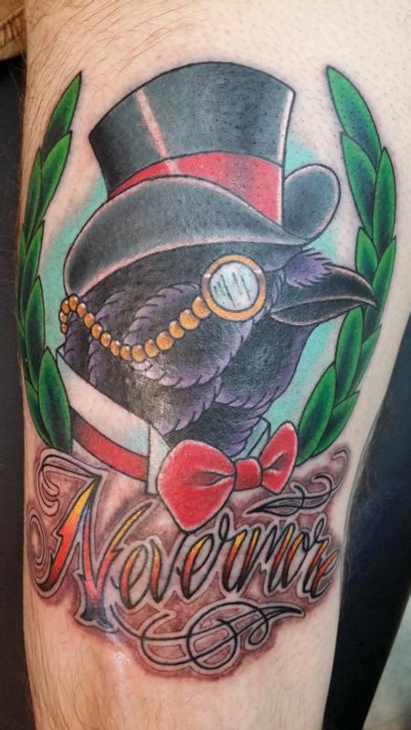 Nevermore Raven by Rich Reynolds Esquire : TattooNOW