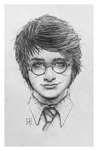 Buy Lightning bolt, lightning bolt, lightning bolt Giclee print of Harry Potter pencil drawing ...