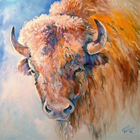 WHITE BUFFALO II - by Marcia Baldwin from Western Art by M Baldwin