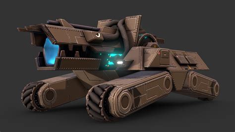 Laser Tank - 3D model by Renafox (@kryik1023) [d7f12b2] - Sketchfab