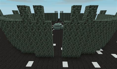 Fortress wall, self building and repair Minecraft Map