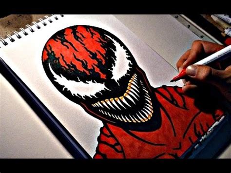 How To Draw CARNAGE - YouTube