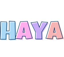 Haya Logo | Name Logo Generator - Candy, Pastel, Lager, Bowling Pin, Premium Style